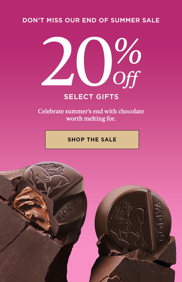 20% OFF SELECT GIFTS
