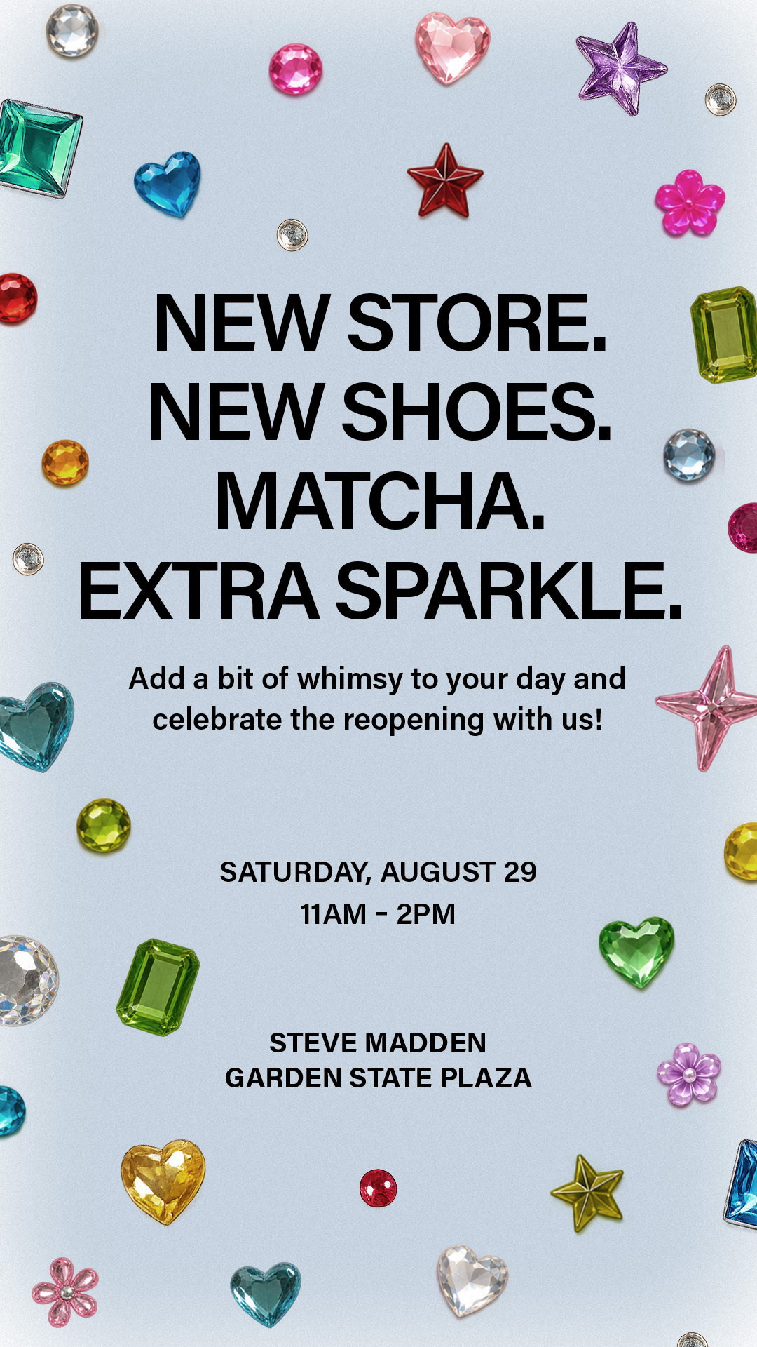 New store. New shoes. Matcha