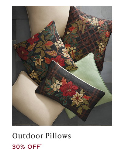 Shop 30% Off Outdoor Pillows