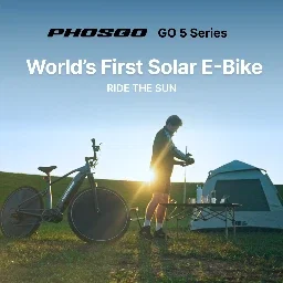 PHOSGO Go5 Ultra - World's First Solar E-Bike