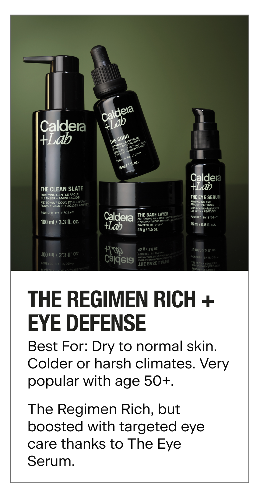 THE REGIMEN RICH + EYE DEFENSE
