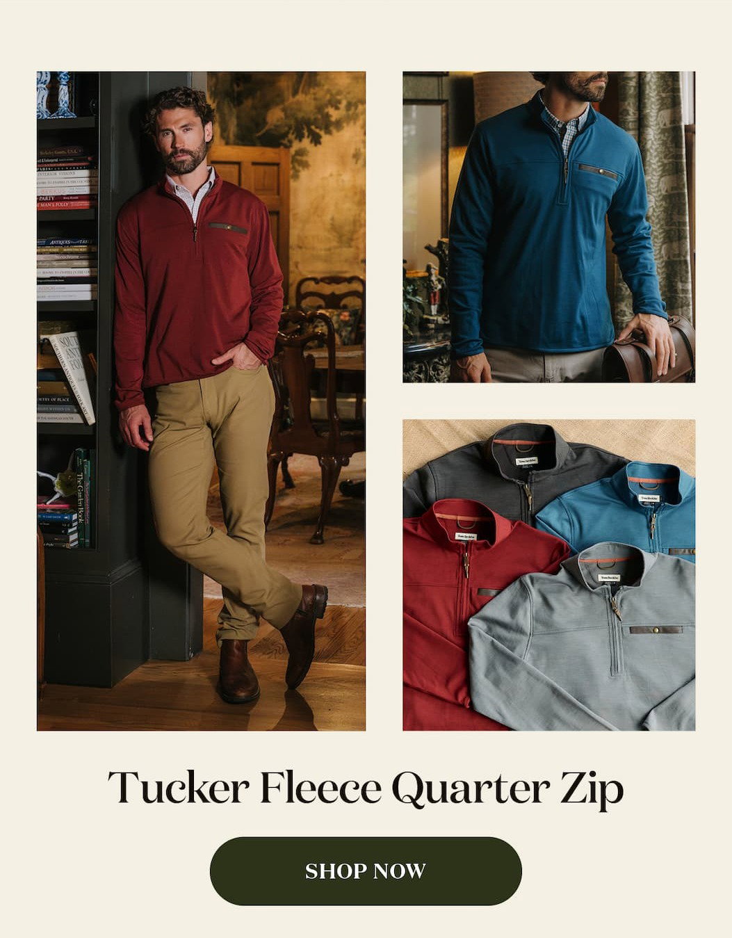 Tucker Fleece Quarter Zip