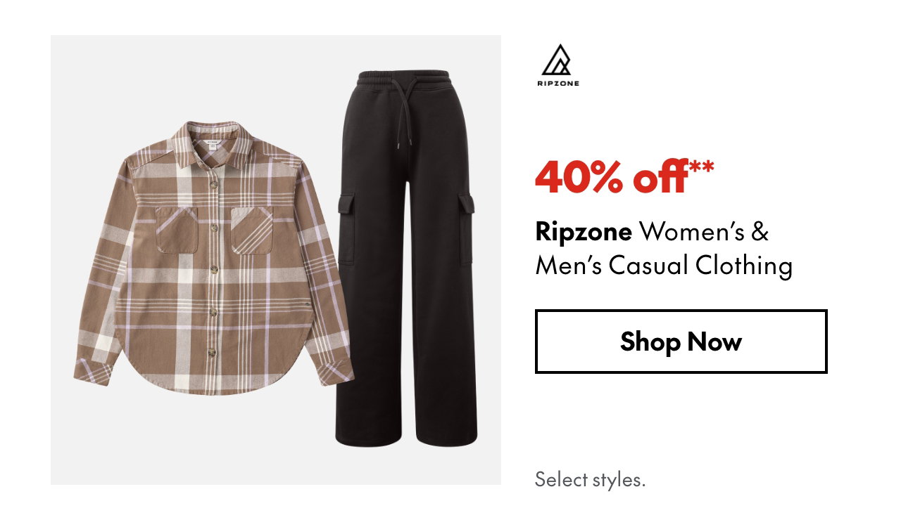 Ripzone Women's & Men's Casual Clothing
Extra PMMs