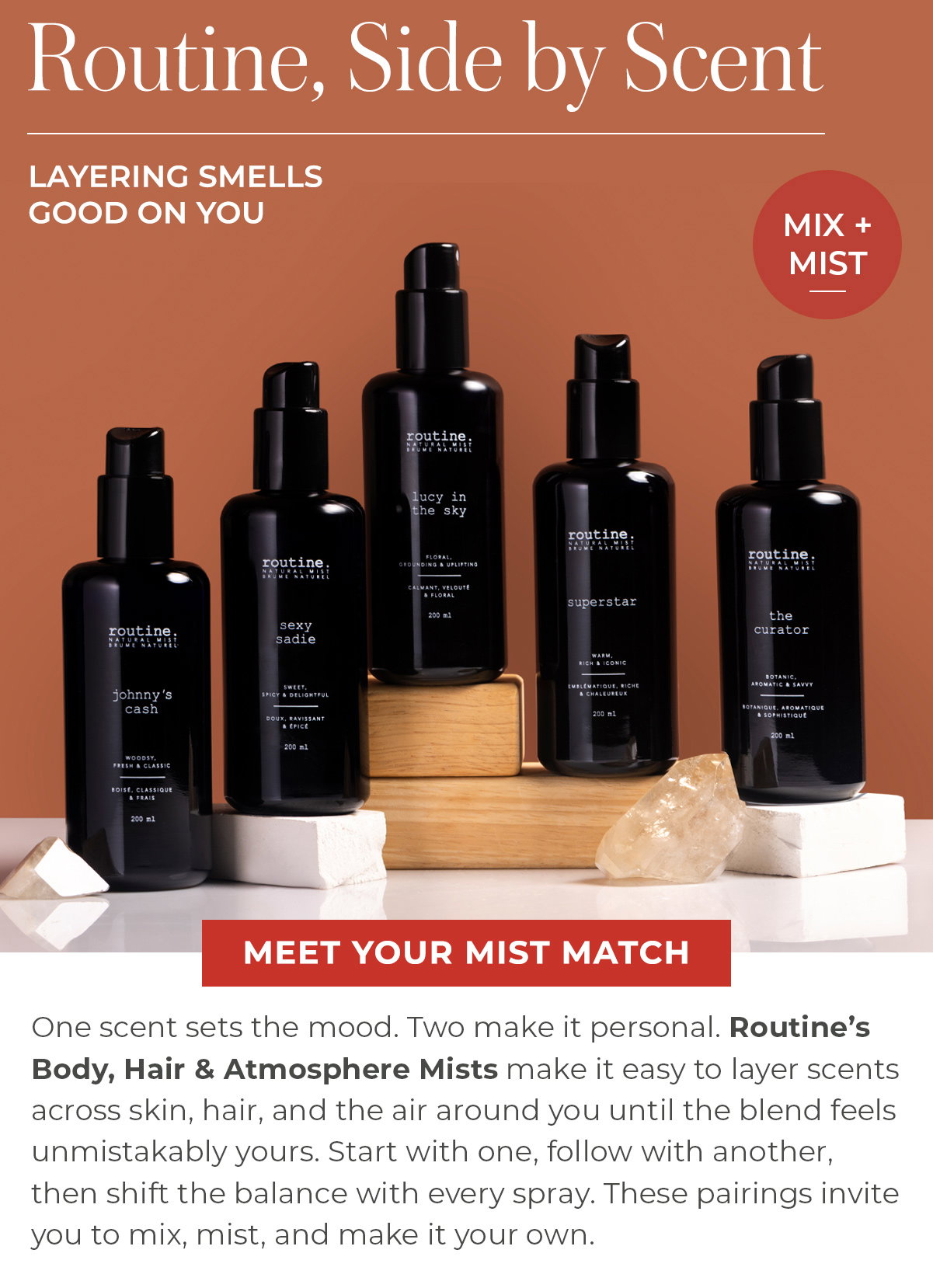 Routine, Side by Scent | Layering Smells Good on You