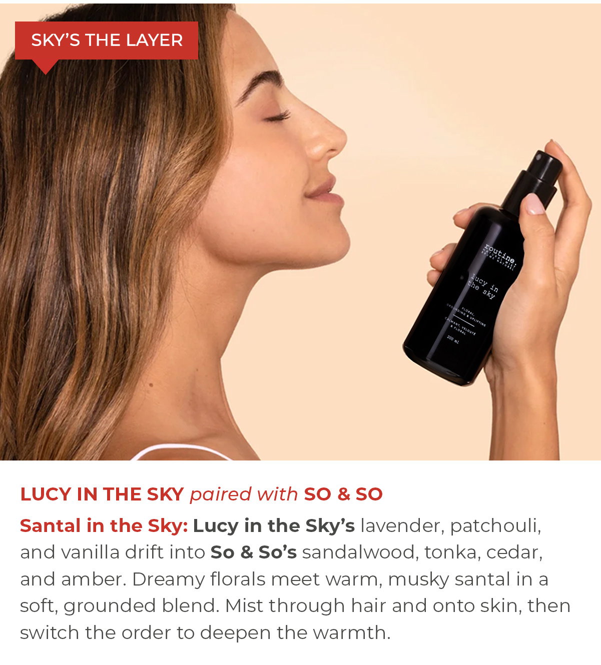 Lucy in the Sky paired with So & So