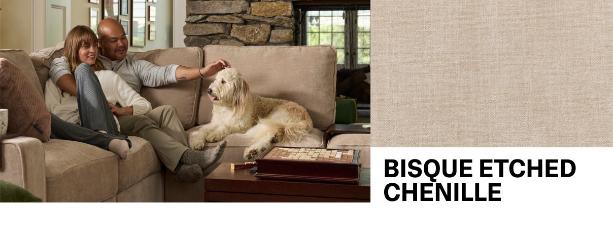 BISQUE ETCHED CHENILLE