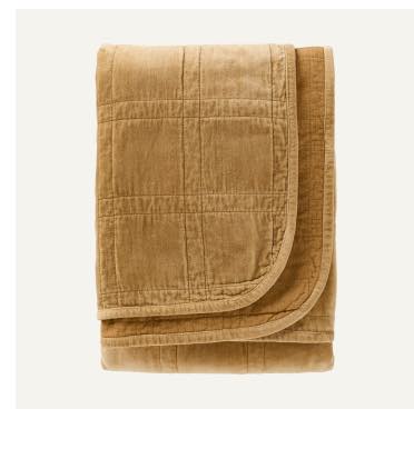 Beach House Velvet Throw
