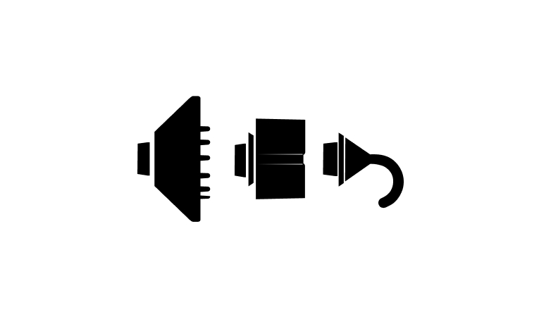 A range of attachment icons.