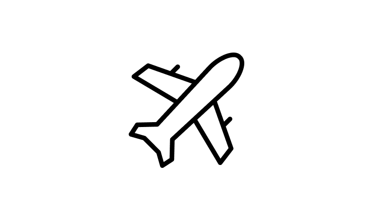 Aeroplane icon.