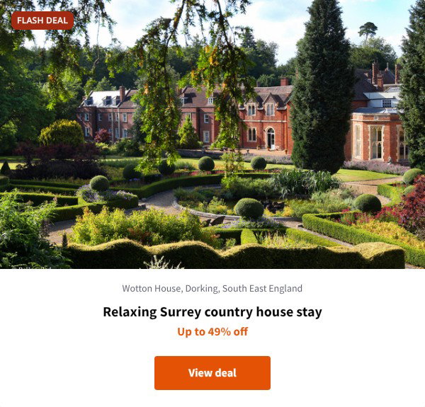 Relaxing Surrey country house stay