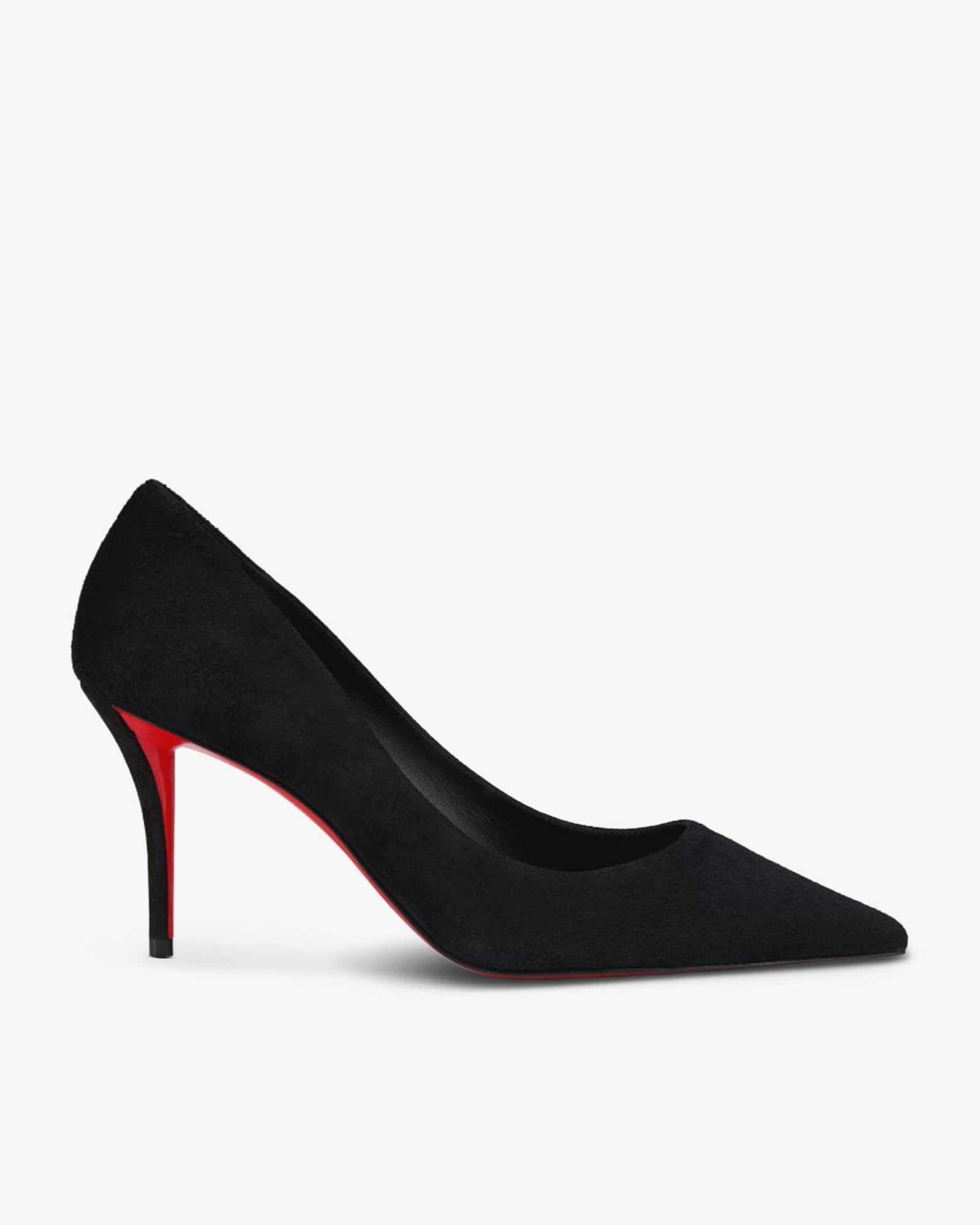 Red fishnet mesh patent leather ballet flats