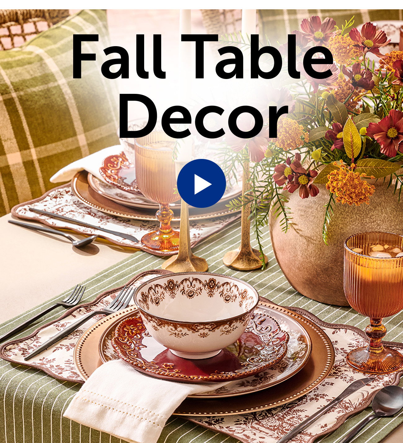 Fall Table Decor Video