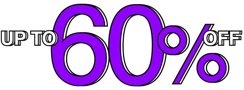 SHOP SALE ITEMS UP TO 60% OFF