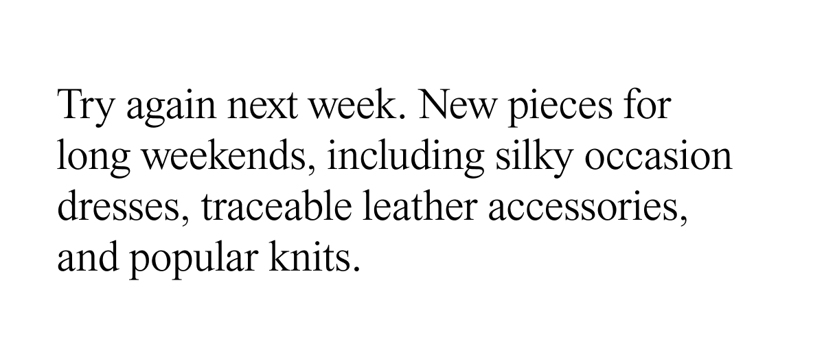 New pieces