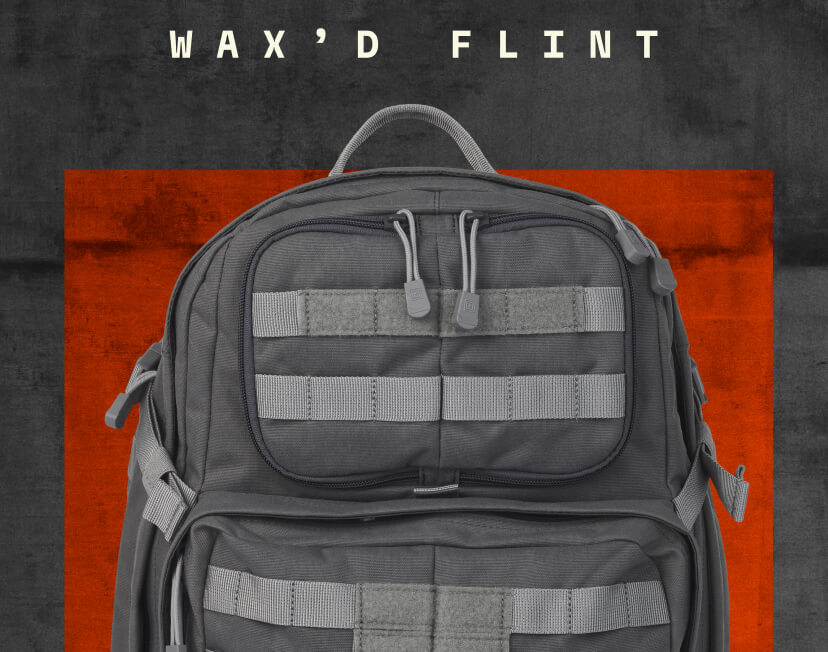 New: Rush®24 2.0 Wax'ed Flint backpack