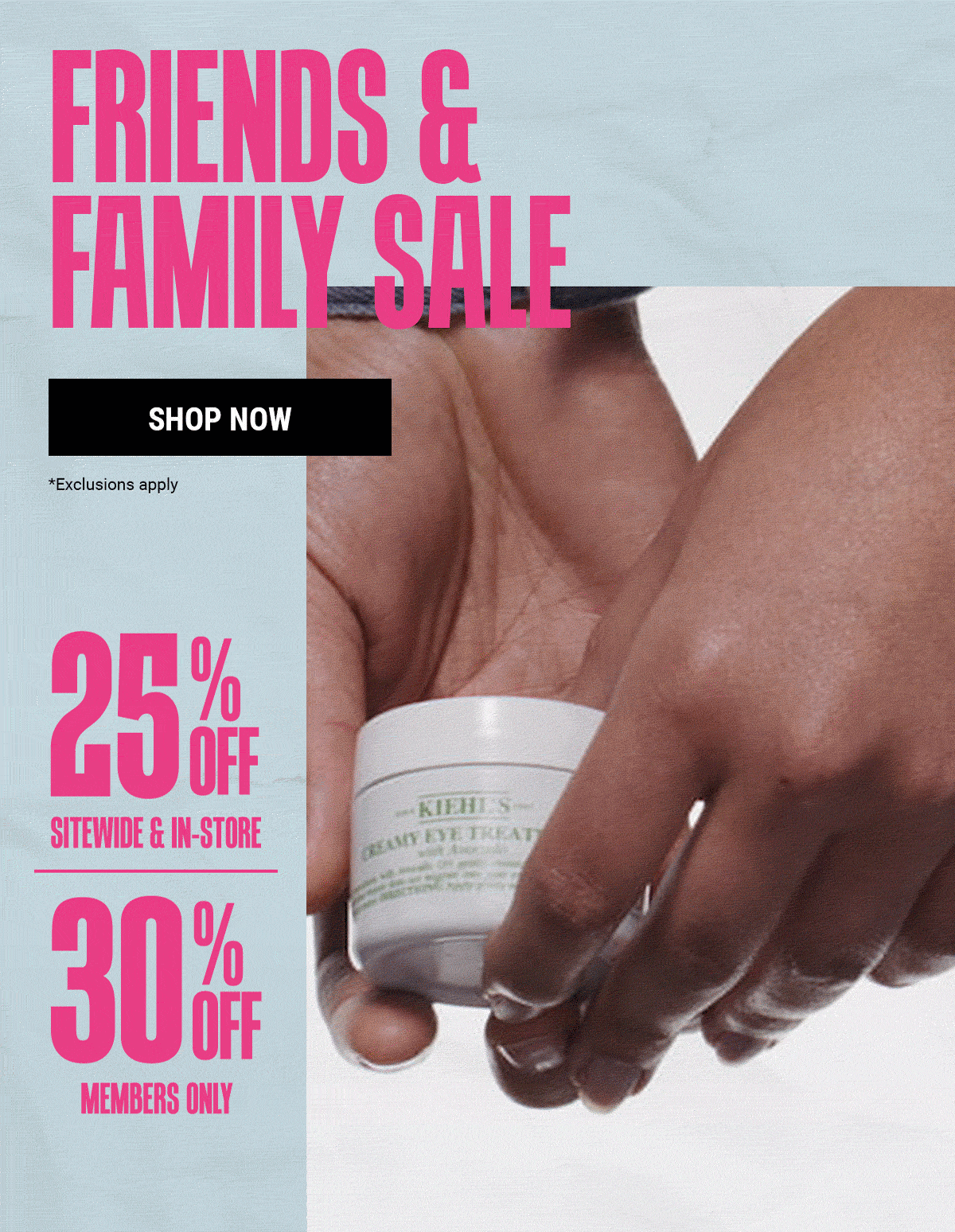 Friends & family sale
