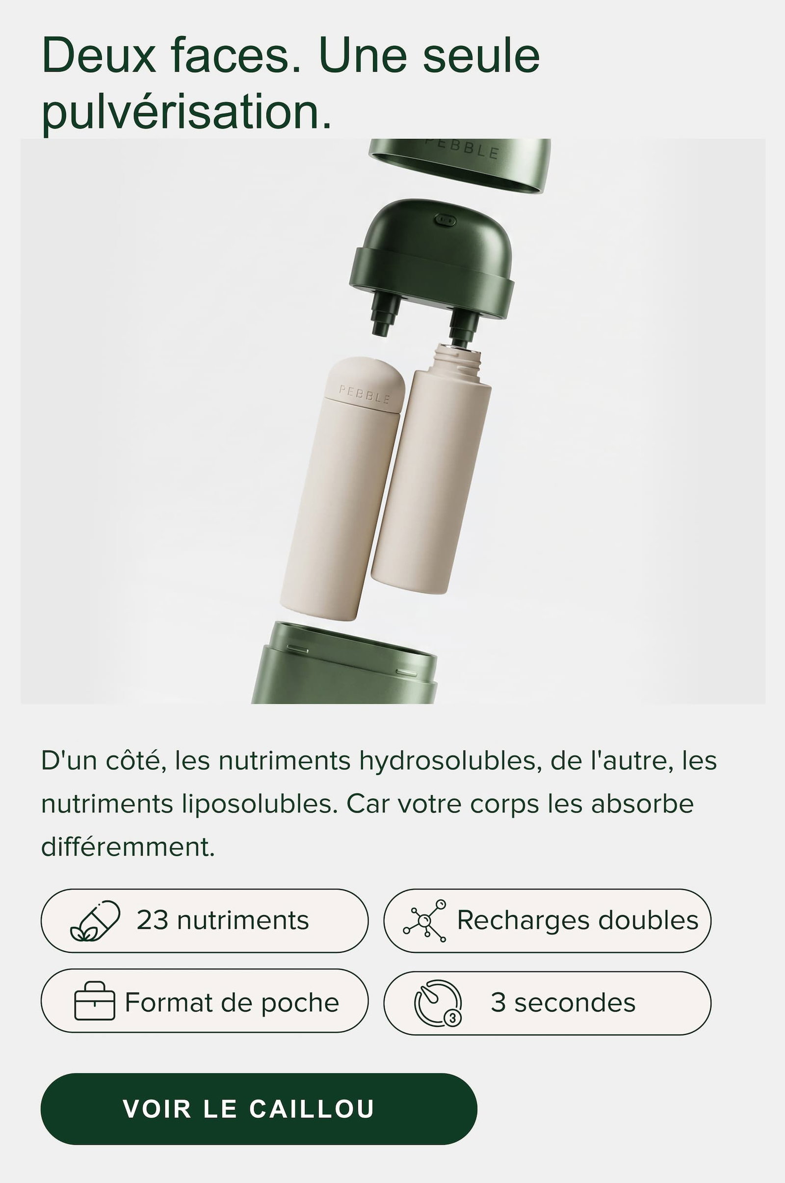 D'un côté, les nutriments hydrosolubles, de l'autre, les nutriments liposolubles. Car votre corps les absorbe différemment.