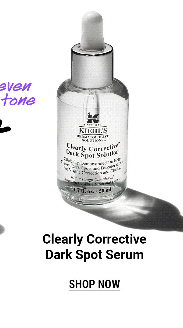 Clearly corrective dark spot serum