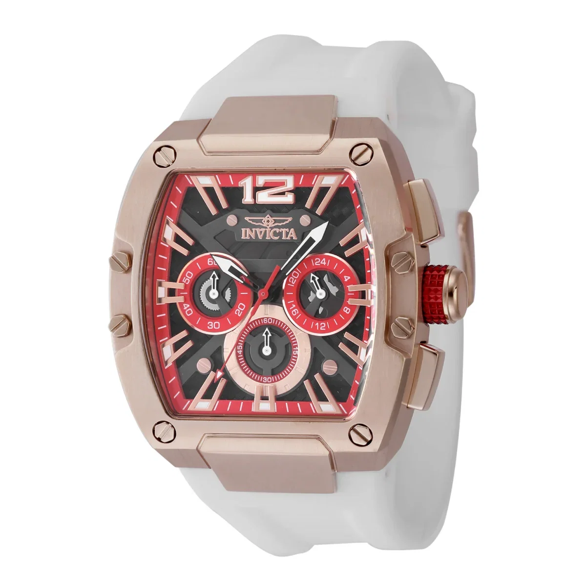 Image of Invicta Racing Sector Grid Men's Watch - 43mm, White (48471)