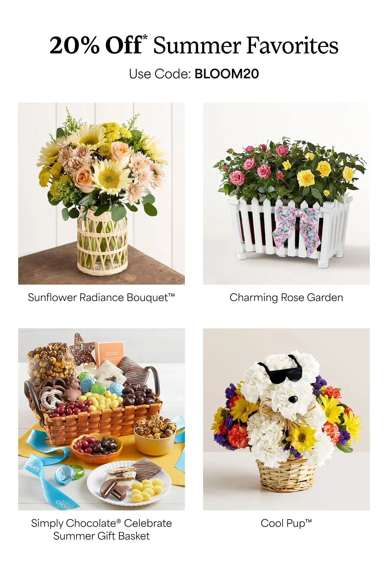 20% Off Summer Favorites | Use Code: BLOOM20