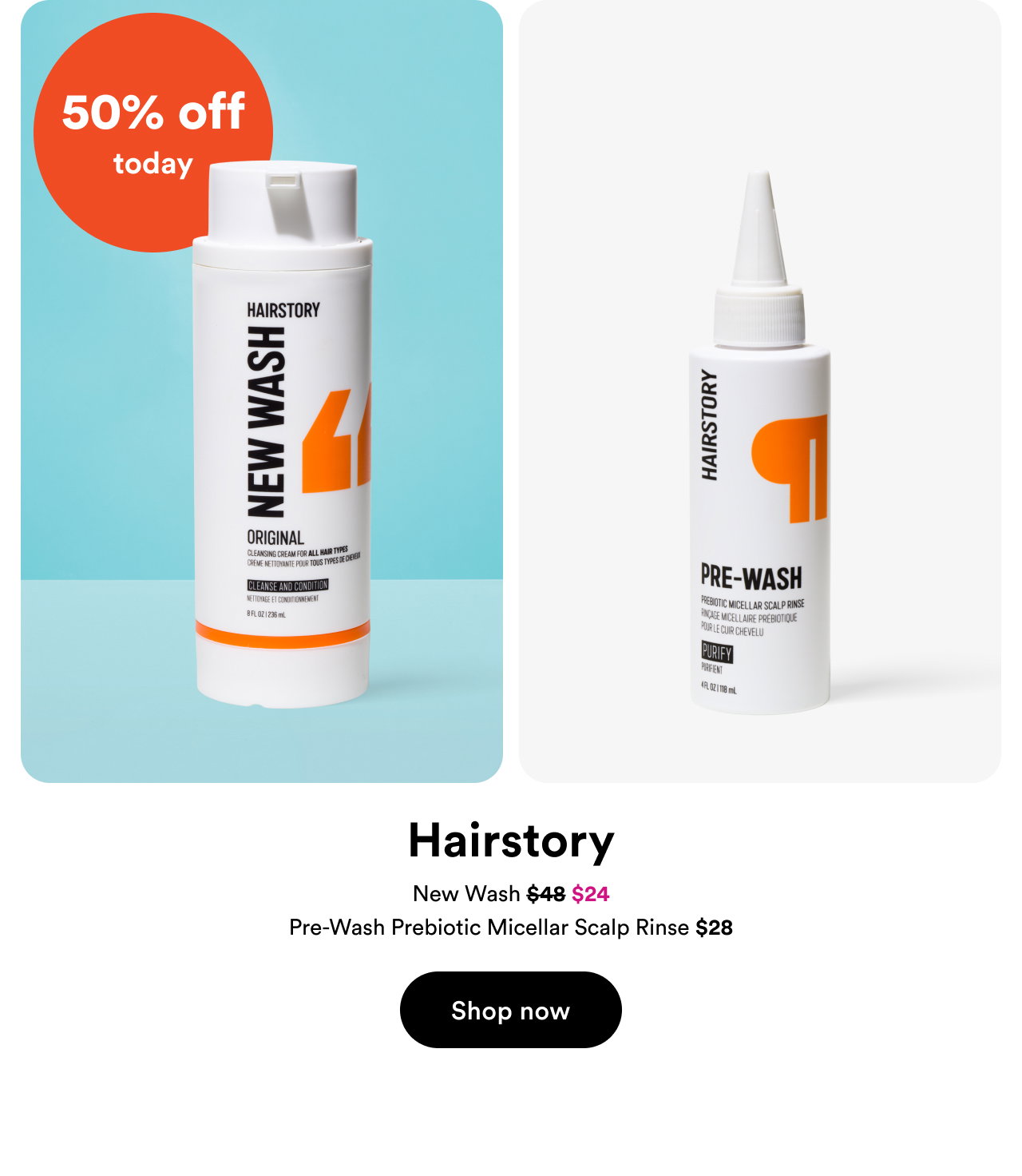 40% off today | Hairstory | Shop now