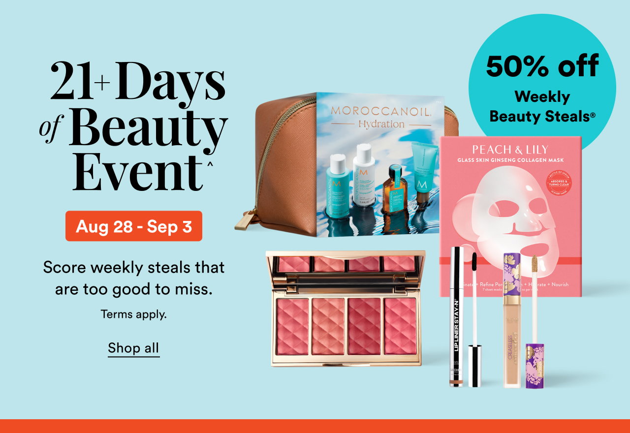 21+ Days of Beauty Event | Weekly Beauty Steals