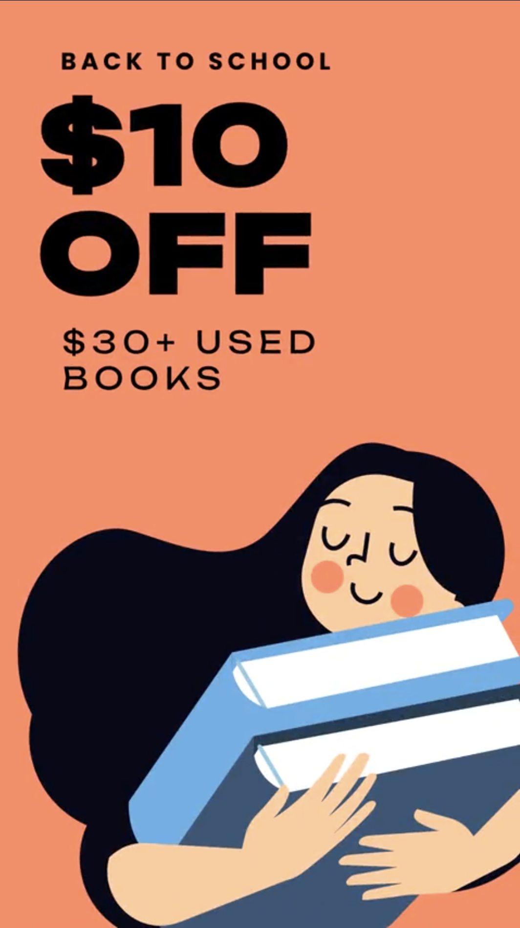 Back to School | $10 Off $30+ Used Books