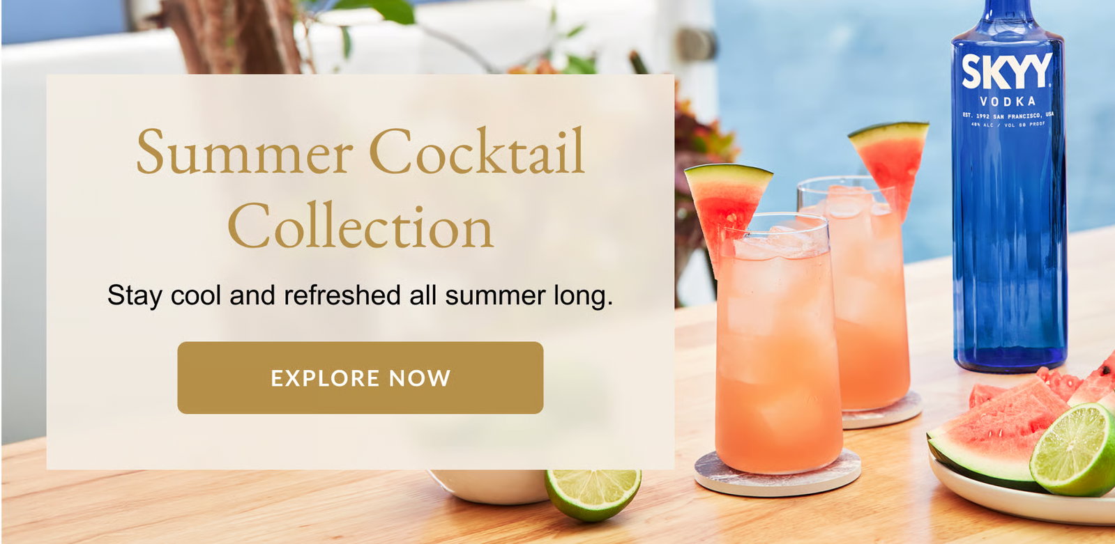 Summer Cocktail Collection - Stay cool and refreshed all summer long - Explore Now