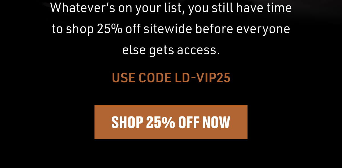 SHOP 25% OFF NOW