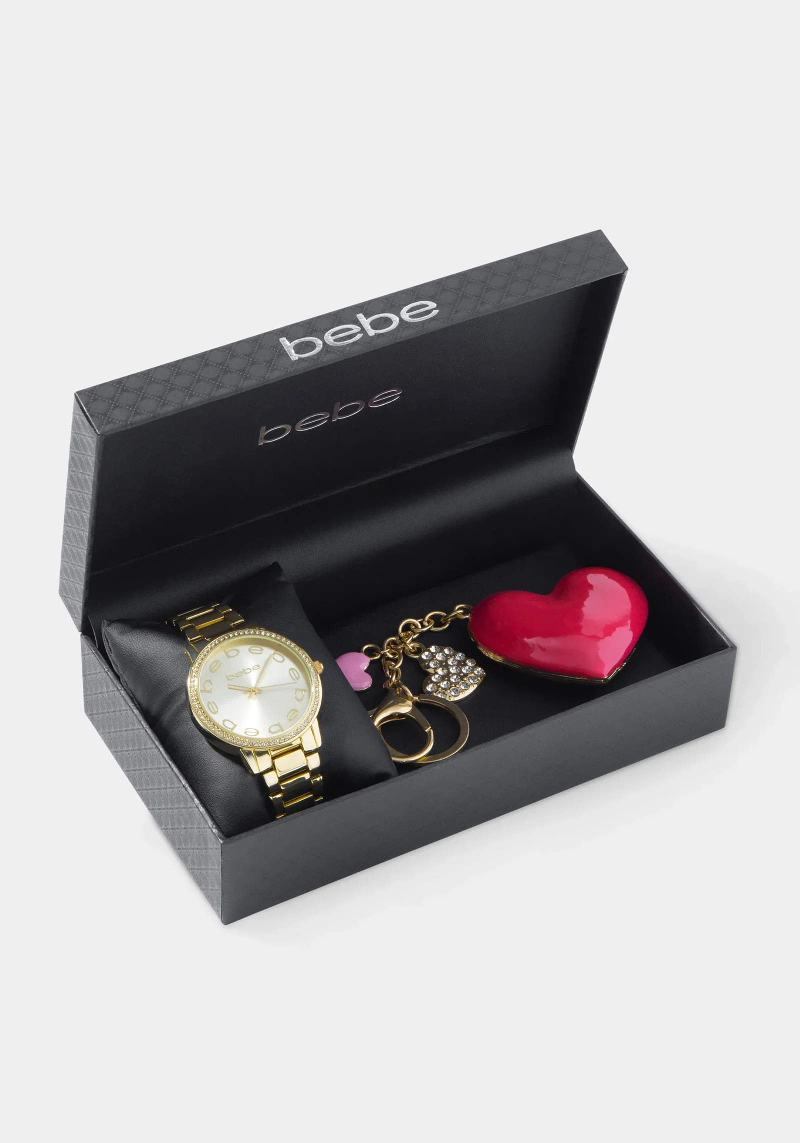 Image of Watch & 'Hearts' Handbag Charm Set