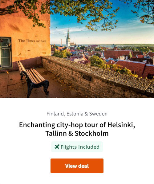 Enchanting city-hop tour of Helsinki, Tallinn &amp; Stockholm