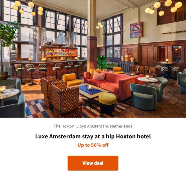 Luxe Amsterdam stay at a hip Hoxton hotel