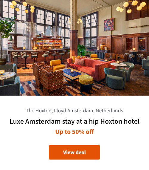 Luxe Amsterdam stay at a hip Hoxton hotel