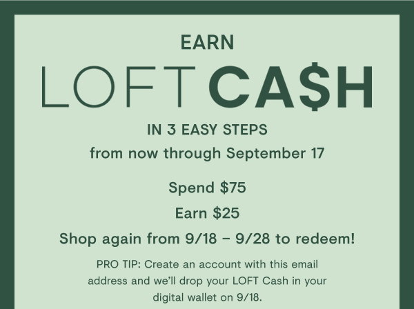 LOFT Cash