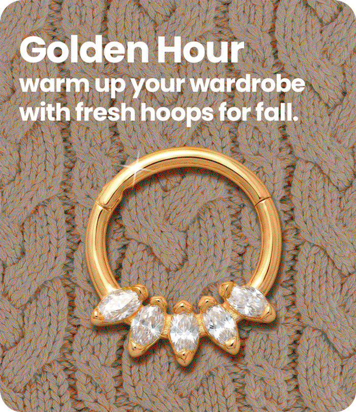 Gold segment rings