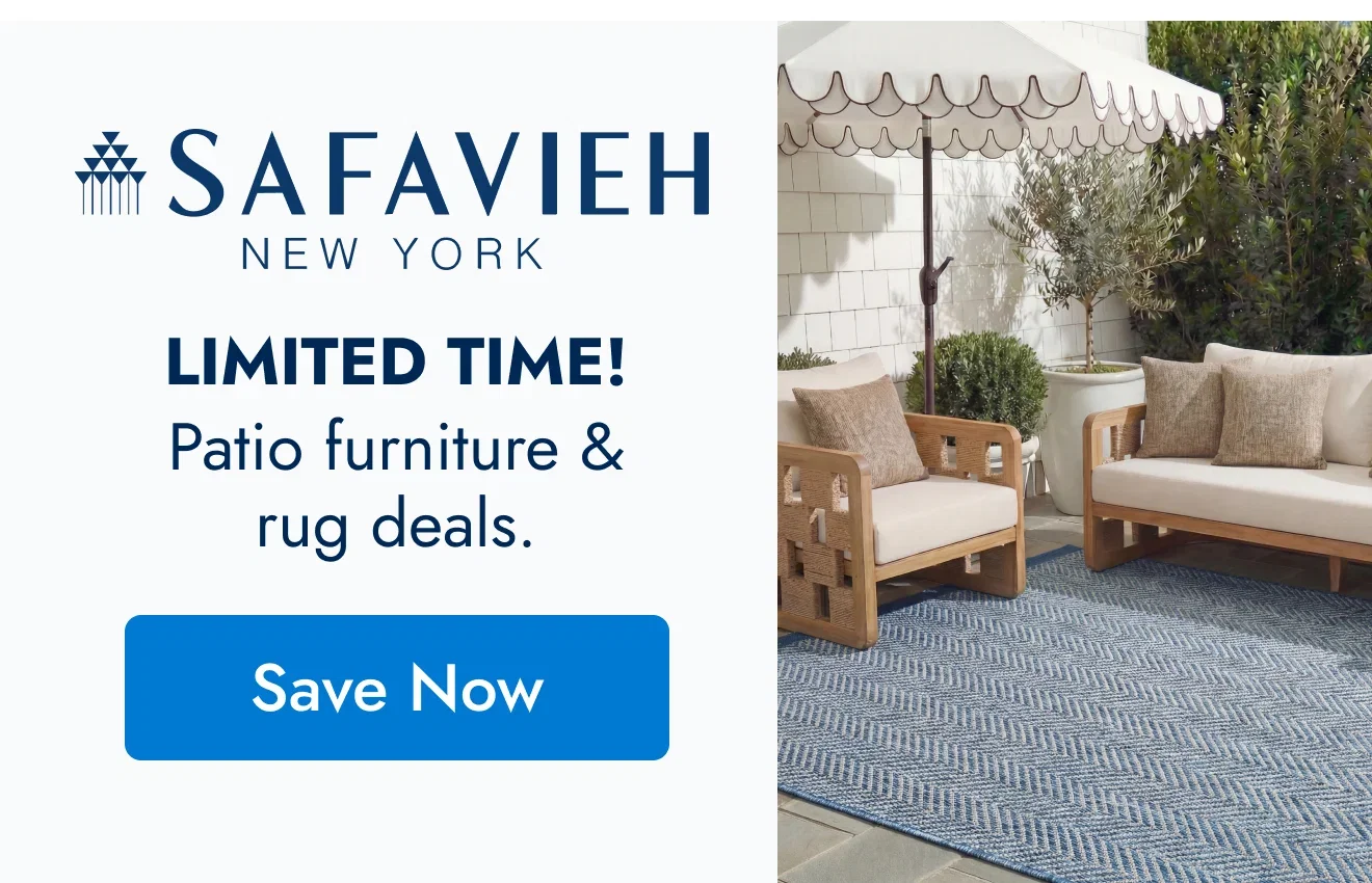 Safavieh: Limited Time! Patio Furniture & Rug Deals