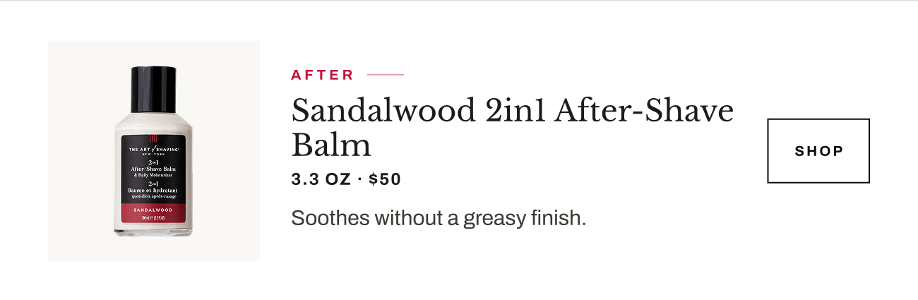Product image of Sandalwood 2in1 After-Shave Balm with 