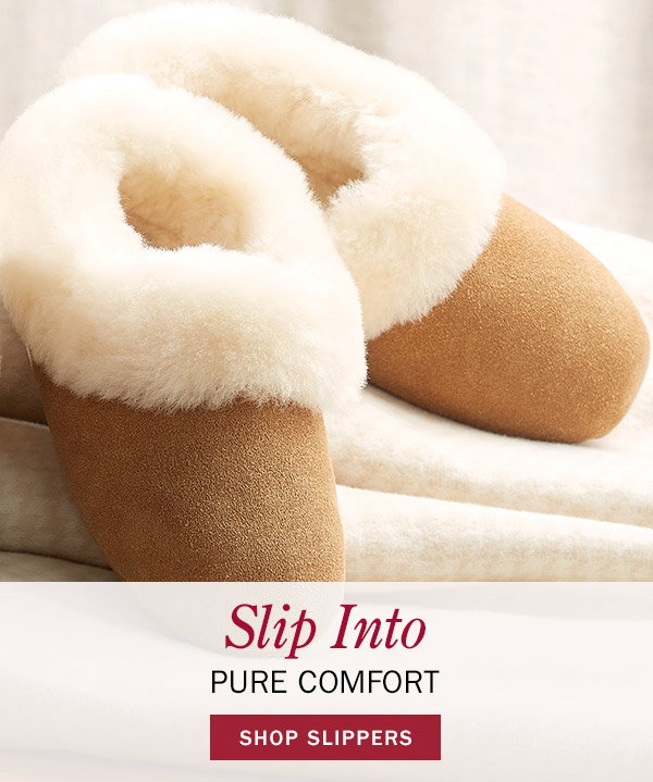 Slip Into Pure Comfort. Shop Slippers. Women's Sheepskin Ballet Slippers