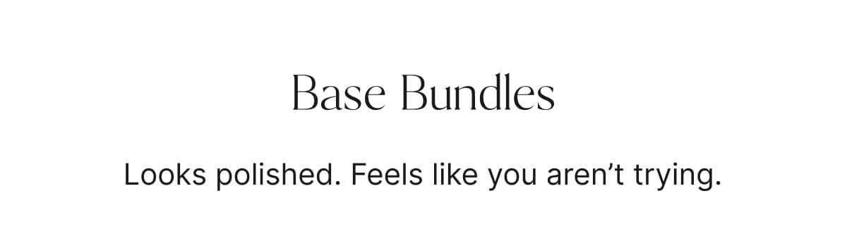 Base bundles
