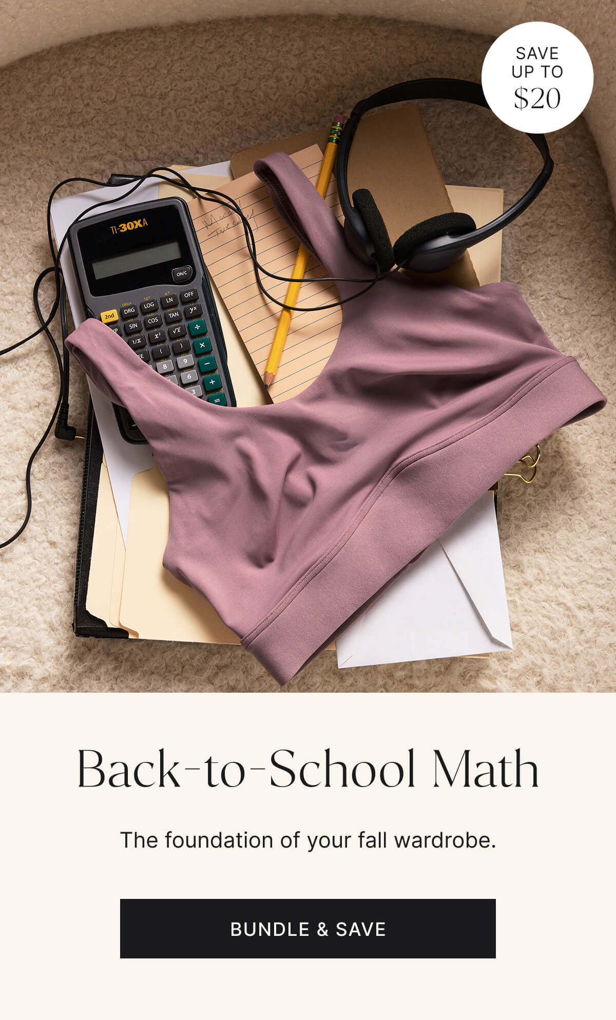 Back-to-school math. Bundle & save.