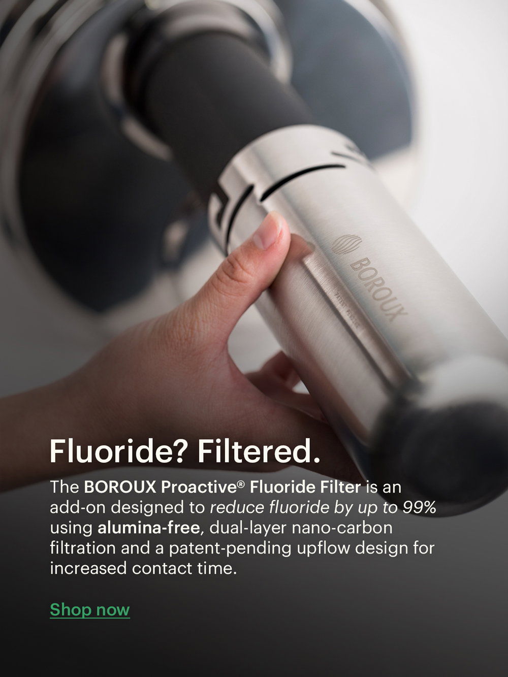 Fluoride? Filtered