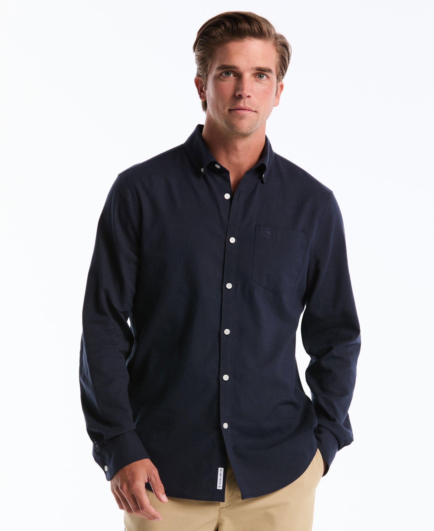 Shop Linen Long Sleeve Shirt