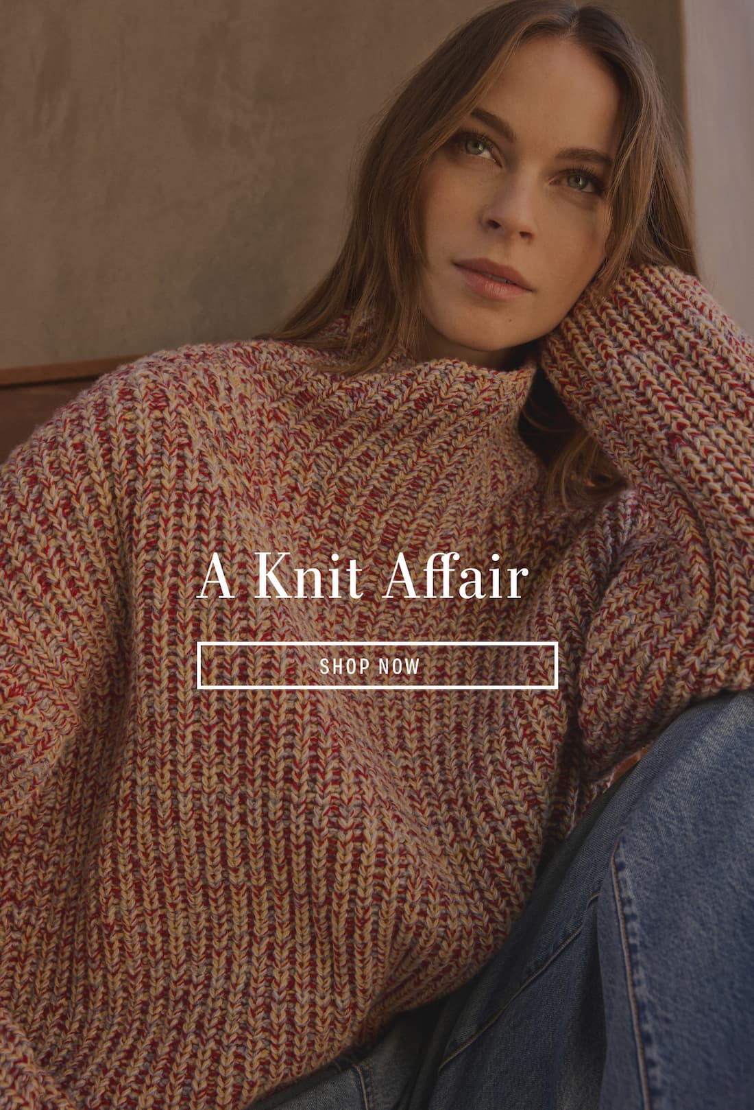 Text reads: A Knit Affair