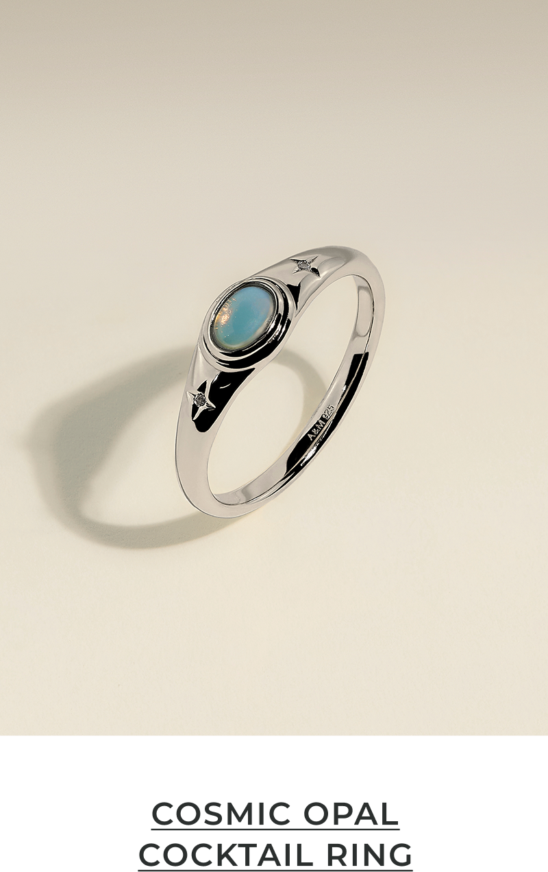 COSMIC OPAL COCKTAIL RING