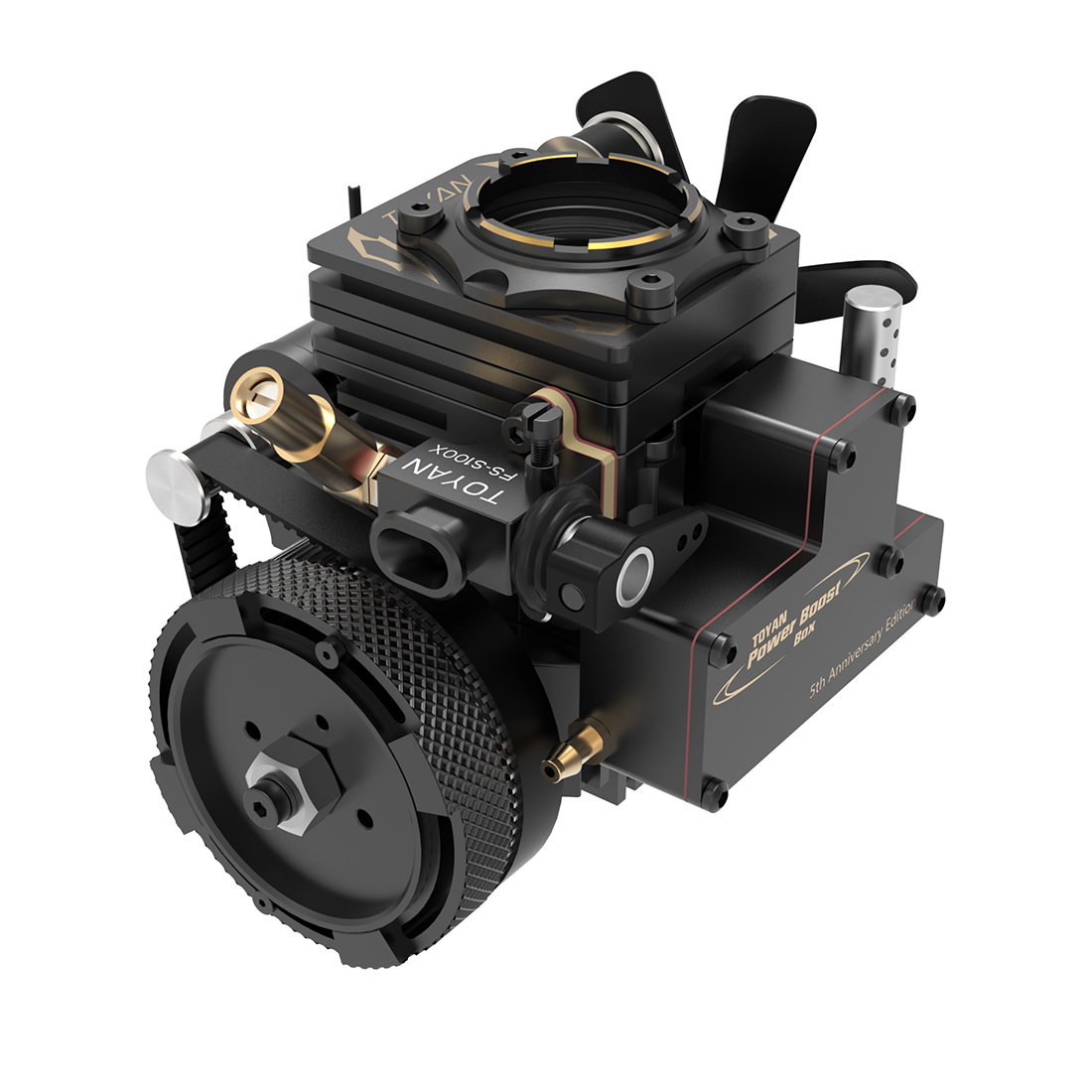Toyan Engine FS S100AT Transparent Nitro-Methanol Gasoline RC Engine