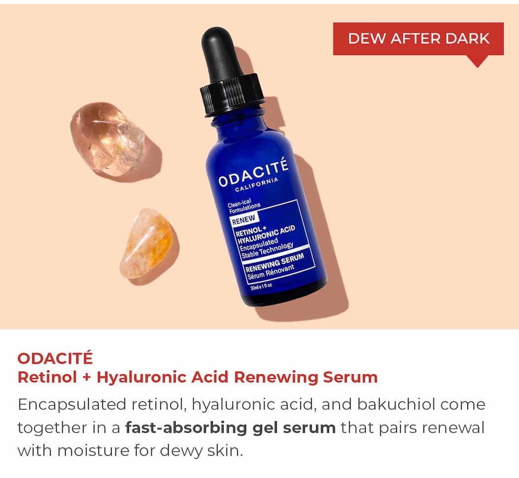ODACITÉ Retinol + Hyaluronic Acid Renewing Serum