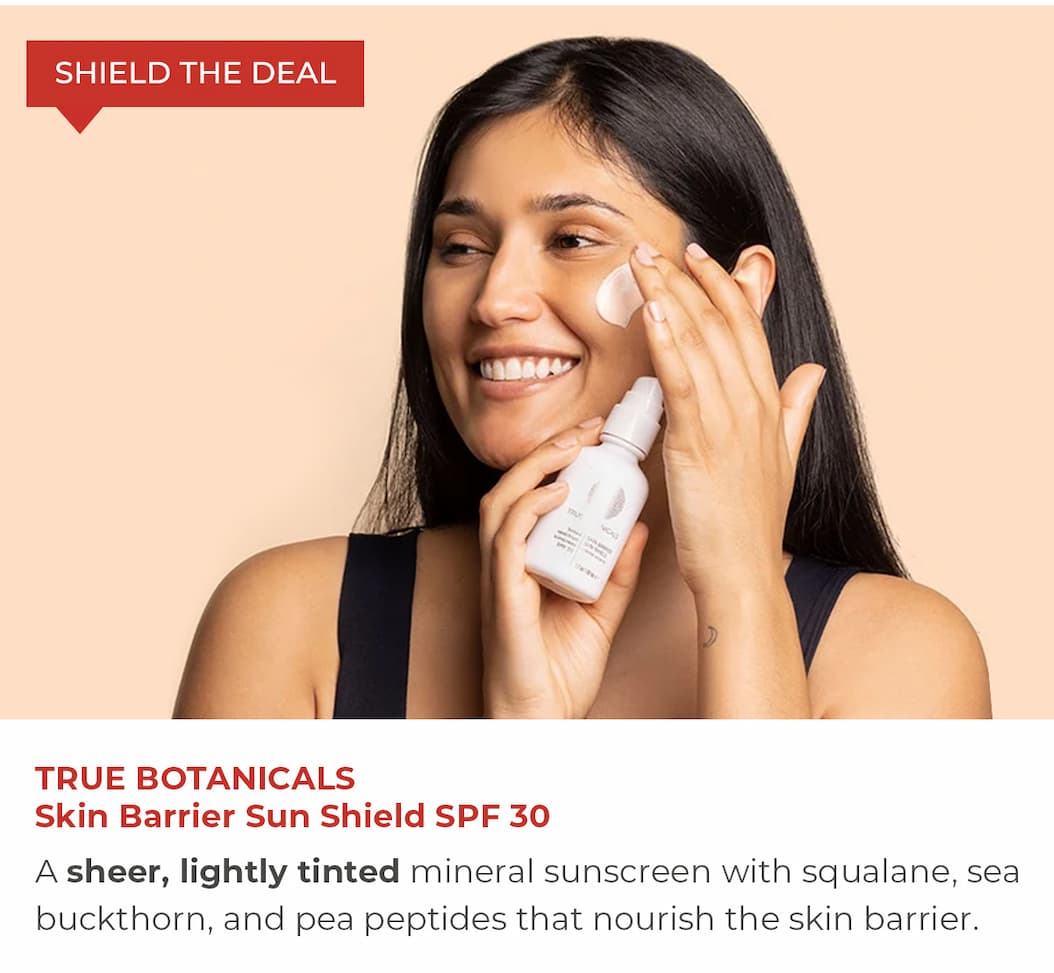 TRUE BOTANICALS Skin Barrier Sun Shield SPF 30