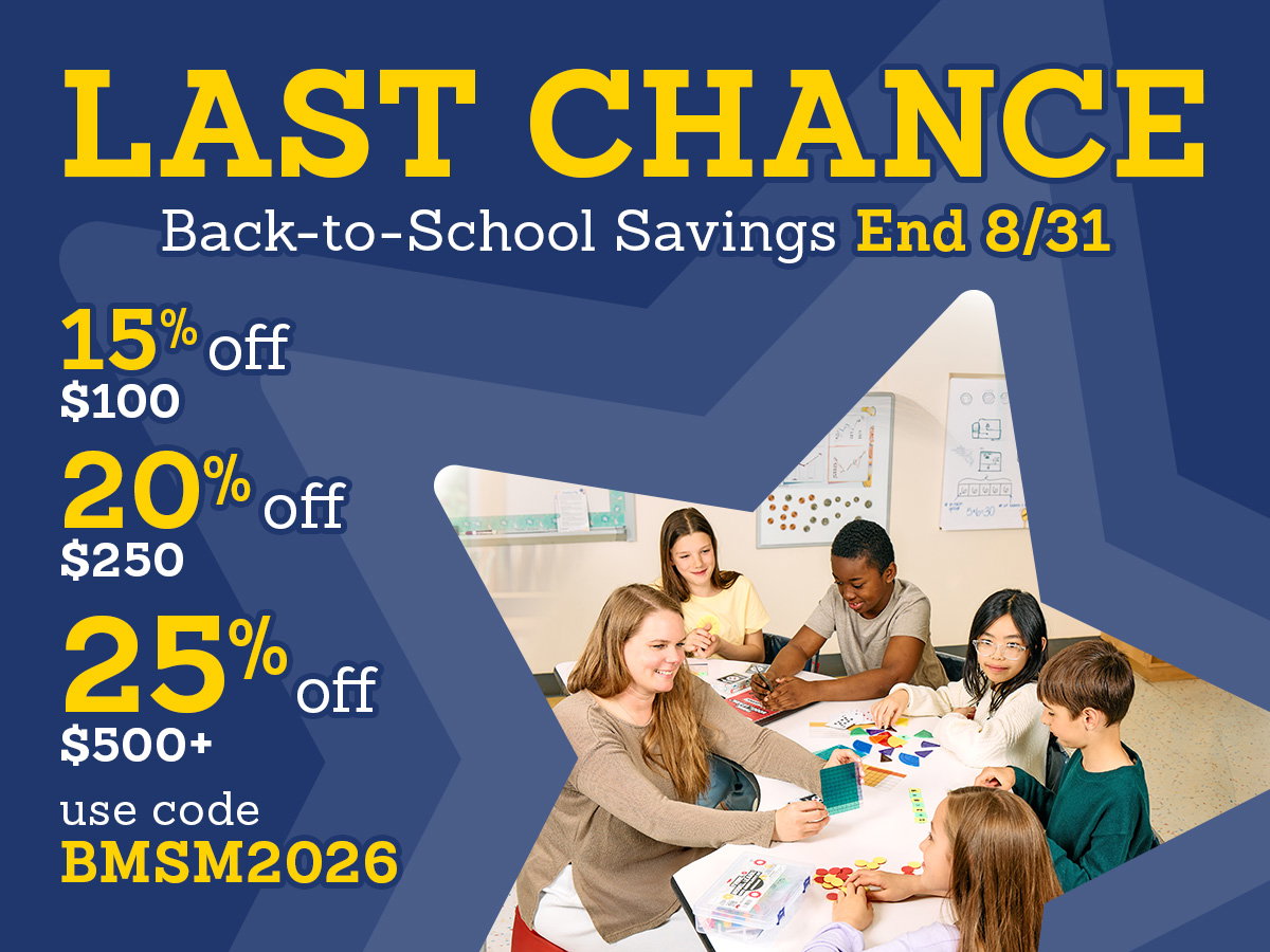 LAST CHANCE - Back-to-School Savings End 8/31