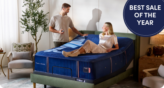 Shop Stearns & Foster and Save up $600 on select mattresses + $300 instant gift.
