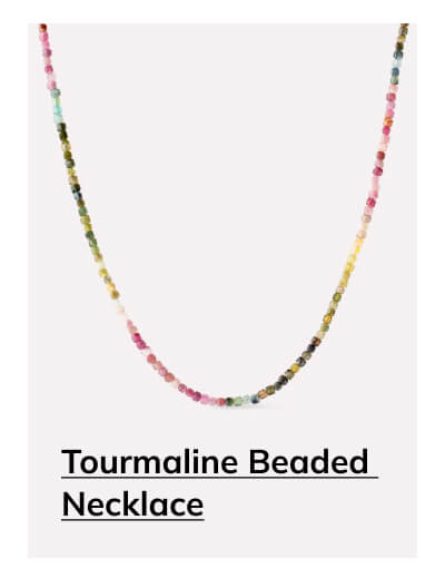 Tourmaline Beaded Necklace